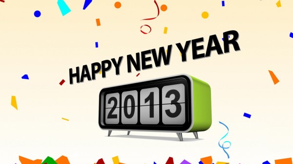 happy new year 2013